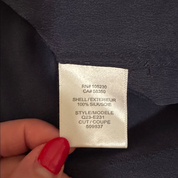 equipment blue button down - Picture 4 of 6